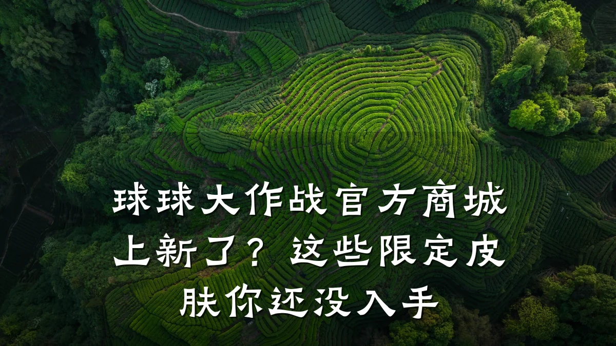 球球大作战官方商城上新了？这些限定皮肤你还没入手