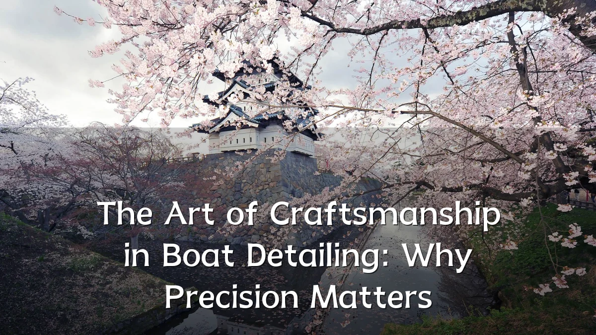 The Art of Craftsmanship in Boat Detailing: Why Precision Matters