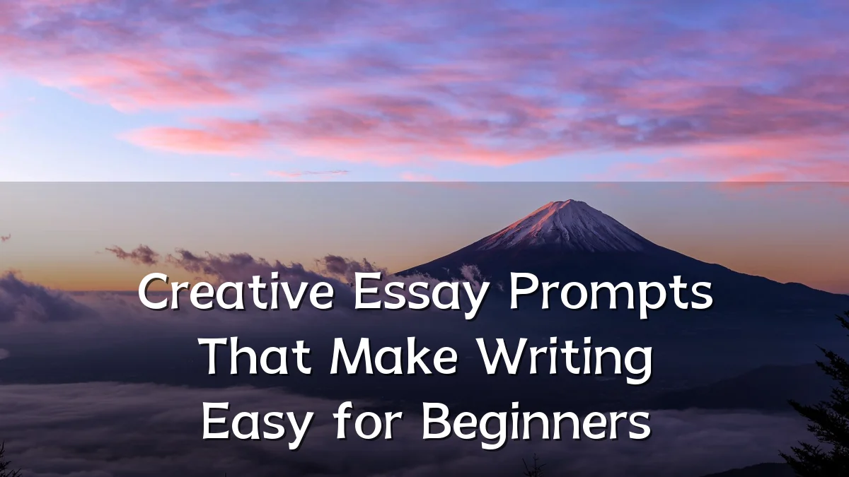 Creative Essay Prompts That Make Writing Easy for Beginners