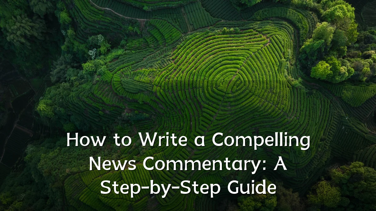 How to Write a Compelling News Commentary: A Step-by-Step Guide
